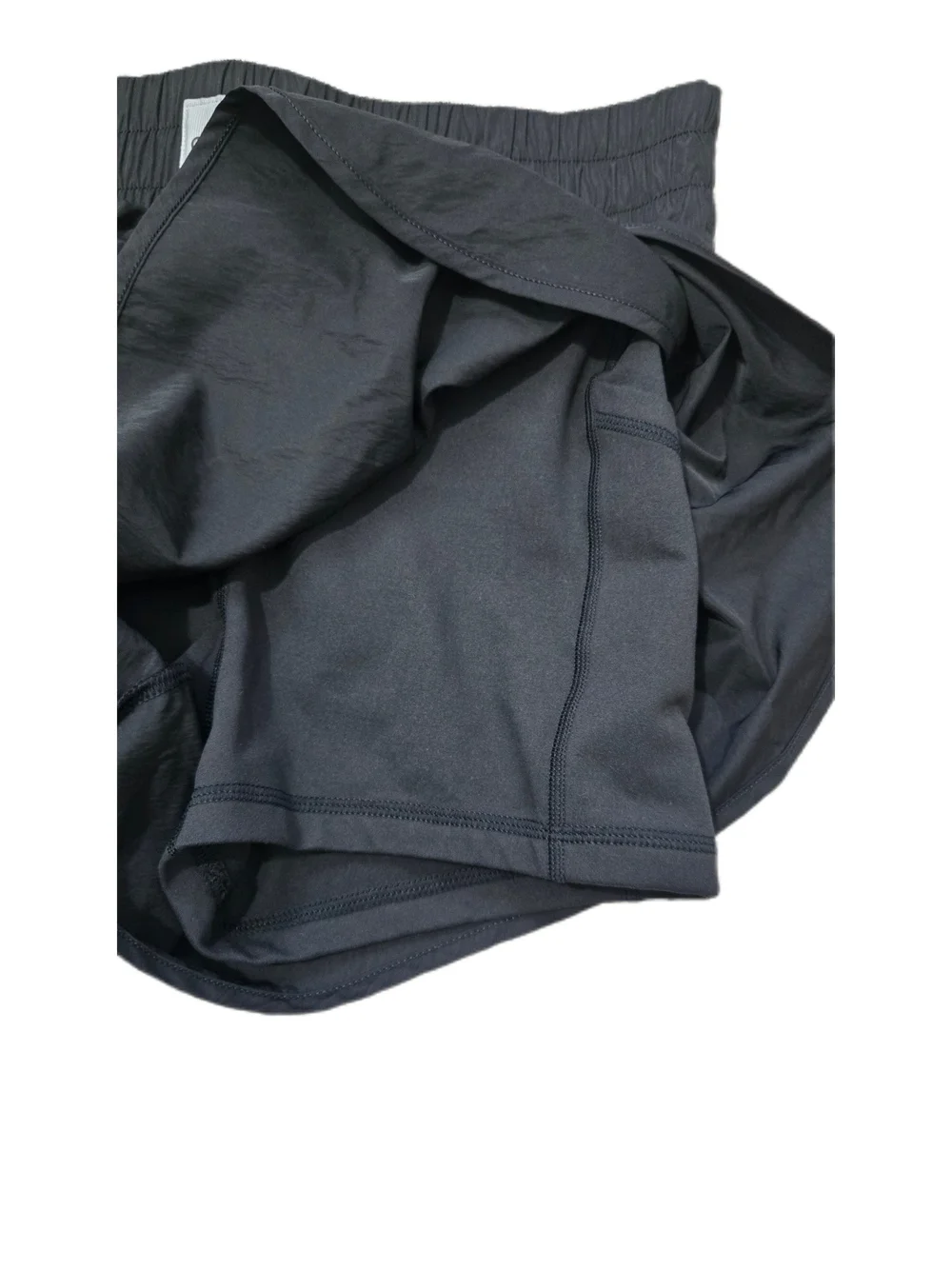 aerie OFFLINE Black The Hugger Women Sports Running Shorts - Picture 2 of 3